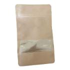 Doypack pose med vindue 500 ml 130x65x225 mm brun kraft med PET product photo