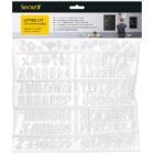 Bogstavs&aelig;t Securit 256 stk. Hvid product photo