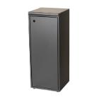 Waste rack Tina Trolleys 100ltr with closed lid Black for source sorting product photo