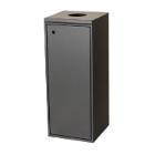 Waste rack Tina Trolleys 100ltr with bottle insert Black for source sorting product photo