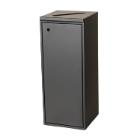 Waste rack Tina Trolleys 100ltr with paper insert Black for source sorting product photo