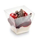 Dessert cup 60ml 50x50x45mm conical KOVA clear PLA product photo