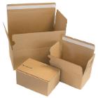 E-handelskasse Easy open Peal & Seal L230xB160xH85mm pap ubleget brun product photo
