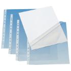 Plastlomme Q-connect klar &aring;ben top/side 0,08mm pr&aelig;get A4 PP product photo