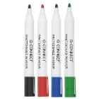 Whiteboard markers Q-connect blue, red, black, green round tip 2-3 mm product photo