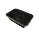 Plastbakke Nudelbakke 750ml L175xB120xH58mm sort med l&aring;g til microovn product photo
