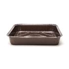 Cake form L175xW175xH32.5mm cardboard with PET Brown product photo