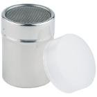 Straw can round &Oslash;5.5xH7.5cm 0.15ltr stainless steel PP lid product photo