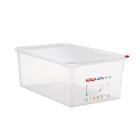 Container Araven airtight L53xW32.5xH20cm 1/1GN 27.5ltr polypropylene lid clear product photo