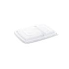 Plastic lid L230xW160mm PP Ready for salad bowls L230xW160xH15 mm bagasse product photo