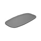 Serveringsfad Marl L30xB15.3xH1.5cm Melamin 2-farvet gr&aring; product photo