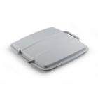 Lid for 90L container 38.5x39.5cm plastic grey product photo
