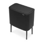Waste bin Brabantia Waste bin Brabantia Bo Touch Hi 3x11ltr Matt black product photo