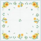 Tablecloth Stitched tablecloth Dunicel 84x84 cm Sunflower Day product photo