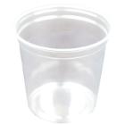 Beaker Deli Pot round 400 ml &Oslash;101xH76 mm RPET clear product photo