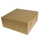 Cake box fold yourself SE model L280xW280xH100mm cardboard with lid without glas product photo