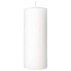Block light &Oslash;70x180 mm Burning time 80 hours White product photo