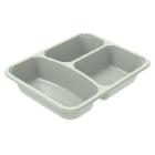 Tray 3-compartment 2227-3G rectangular L227xW178xH43mm 545/280/200ml CPET evolve product photo