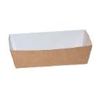 Pommes Frites Bakke Nr. 1 L138xB67xH43mm Pap Brun/Hvid product photo