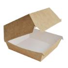 Burgerboks L100xB100xH80mm Pap brun/hvid product photo