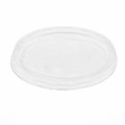 Plastic lid flat Delipot round &Oslash;101mm RPET clear product photo