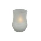 Lysbowle Burning time 40 hours Frosted White Glass product photo
