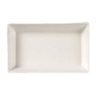 Bakke Platte Atlas L10xB6xH1.6cm bagasse af sukkerr&oslash;r hvid product photo