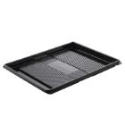 Tray 1-compartment Zen Selection L320xW250xH20mm RPET black for tapas/sushi product photo