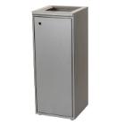 Waste rack 100ltr L360xW360xH865mm with Softclose lid Gray product photo