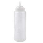Plastic bottle 950ml W8.5xH26.5cm with Spout/Screw lid clear product photo