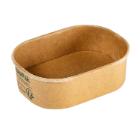 Tray 1-compartment Rectangular 150ml L10.8xW8xH3.3cm Cardboard FSC Brown product photo