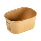 Tray 1-compartment Rectangular 250ml L10.8xW8xH5cm Cardboard FSC Brown product photo