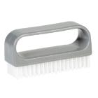 Nail brush Vikan rigid L100xW35xH50mm RPP with handle gray product photo