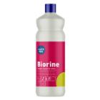 Sanitary cleaning liquid Kiilto Pro Biorine 1ltr RHDPE with color/perfume blue p product photo
