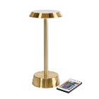Lampe LED Nour &Oslash;11.9xH26.3cm Med Fjernbetjening Messing product photo