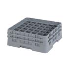 Opvaskekurv Cambro L50xB50xH18.5cm Til glas 36-rum Plast Gr&aring; product photo