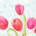 Serviet Duni 33 x 33 cm 3-Lag Painted Tulips product photo