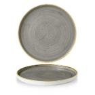 Plate Stonecast &Oslash;15.7xH2cm Flat With edge Porcelain Grey product photo