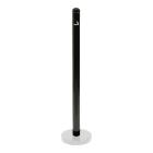 Askeb&aelig;ger Tube Securit Udend&oslash;rs &Oslash;6.8xL100.5cm Rustfri st&aring;l uden Fod Sort product photo