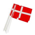 Flag A5 p&aring; plastpind Dannebrog 20x40cm Papir/Plast R&oslash;d/Hvid product photo