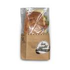 Sandwichpose Str. S L130xB150xH130mm Papir/PET Brun/Klar product photo