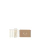 Vanity Kit Cardboard Wrapping Cotton with 3 Cotton Swabs/3 Bamboo Wipes White product photo