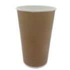 Cardboard cup Cold drink cup 40cl &Oslash;90xH135mm Cardboard/PE Brown product photo