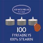 Fyrfadslys Brændetid 6 timer Ø38xH17mm Stearin White product photo