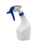 Flaske Tom Bruse 700ml med Hoved uden Navn Hvid/Bl&aring; product photo