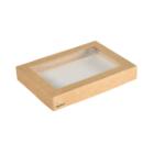 L&aring;g Biopak Viking Brick L140xW200xH30mm Pap/PLA with Rude Brown/Klar product photo