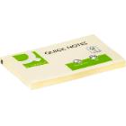 Notepad Q-connect 100-pack L12.7xW7.6cm FSC with glue yellow product photo