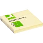 Notepad Q-Connect 100-pack L7.6xW7.6cm FSC With Glue Yellow product photo