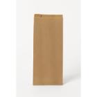 Wholemeal Bread Bag Ribbed Small Rectangular L160/(2x40)x380+20mm Paper 50g Brow product photo