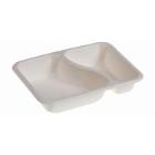 Bakke 2-Rum Menubakke 340/550ml L227xW178xH45mm Sukkerr&oslash;r u/PFAS White product photo